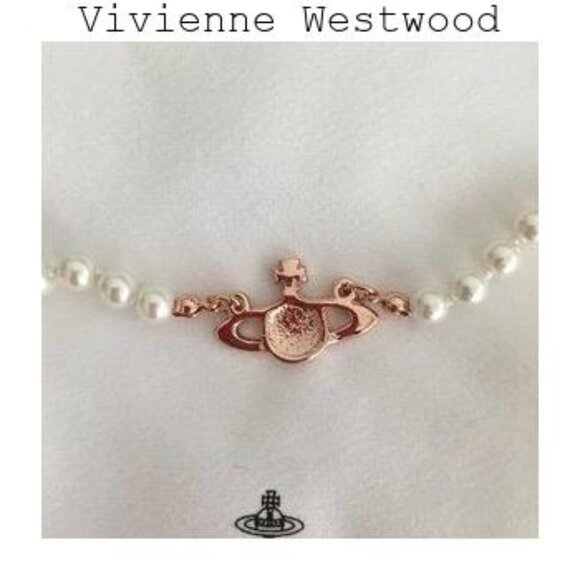 NWT Vivienne Westwood Mini Bas Relief Choker Necklace - Picture 5 of 5